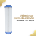 Filtro P/ Caixa D'água Entrada Poe C/ Refil Lavável + Brinde