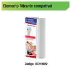 Filtro para Cavalete e Caixa d'Água Branco 9.3/4" Pentair