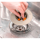 Filtro Para Ralo De Pia Cozinha Trium Protetor De Ralo Bege Ou