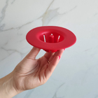 Filtro Para Ralo De Pia Cozinha Trium Protetor De Ralo Vermel