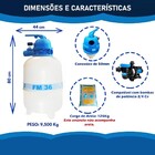 Filtro Piscina Fm36 E Bomba 1/3cv Bmp33 Sodramar - Até 40.000