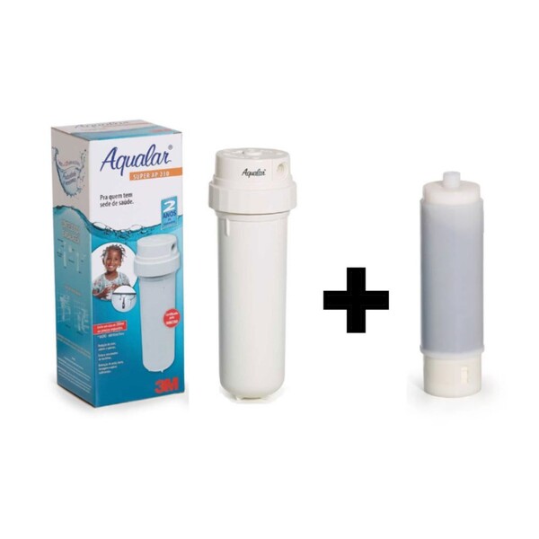 Filtro Purificador De Água 3m Aqualar Super Ap230 Branco + Re