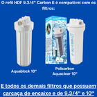 Filtro Refil Aquablock 10" - Encaixe 5 Micras - Aquaplus