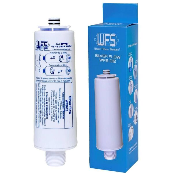 Filtro Refil Silver Flow Wfs012 Compatível Com Libell E Acqua