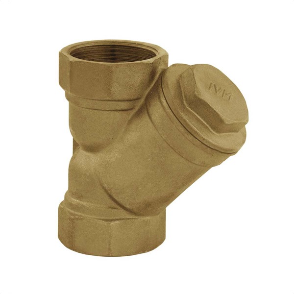 Filtro Tipo Y Industrial De 2.1/2 De Latão Com Tela Em Aço In