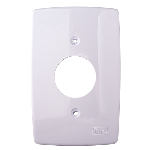 Finesse Placa 2x4 Para Tomada Redonda 9227-4 Blux