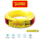 Fio Cabo Elétrico 1.5mm Techfio Flexível 750v Amarelo Rolo Co