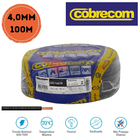 Fio Cabo Elétrico 4mm Cobrecom Flexível 750v Preto Rolo Com 1