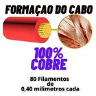 Fio Cabo Flexivel 16mm Rolo 100mts Azul