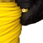 Fio Cabo Flexivel 2,5mm Rolo 100 Metros Preto LEDFLEX