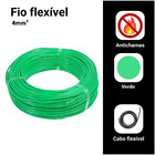 Fio Cabo Flexivel 4mm Antichama Cobre Rolo 100 Metros C Inmet