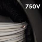 Fio Cabo Flexivel 4mm Rolo 100 Mts Branco LEDFLEX