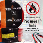 Fio Cabo Flexivel 6mm Rolo 100 Metros LEDFLEX Vermelho