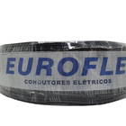 Fio Cabo Flexível Com Até 750v 10mm Preto Euroflex 100 Metros