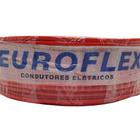 Fio Cabo Flexível Com Até 750v 6mm Vermelho Euroflex 100 Metr
