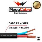 Fio Cabo Pp Flexivel De Energia Preto 4x1,50mm Rolo Com 75 Me