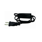 Fio Com Interruptor Para Abajur Plug Para Tomada Preto Bivolt