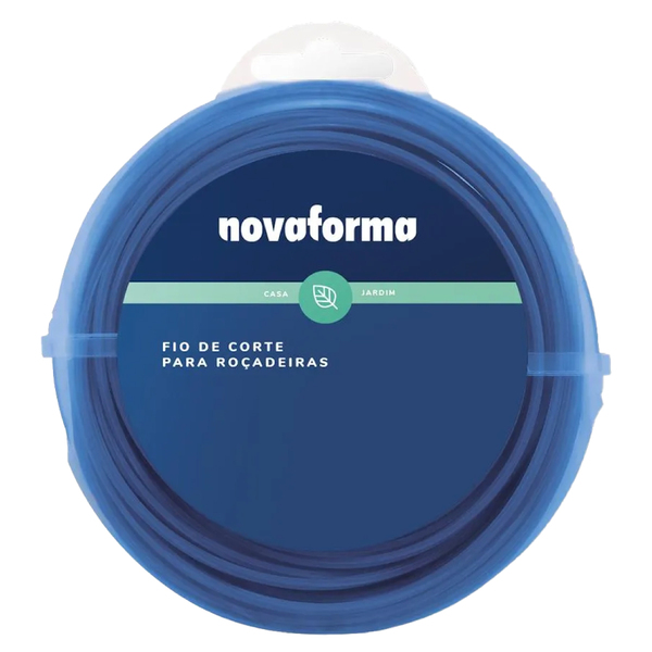 Fio De Corte Para Roçadeira Quadrado 2.4mm 50 Metros Nova For