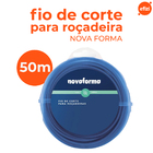 Fio De Corte Para Roçadeira Redondo 3.0mm 50 Metros Nova Forma