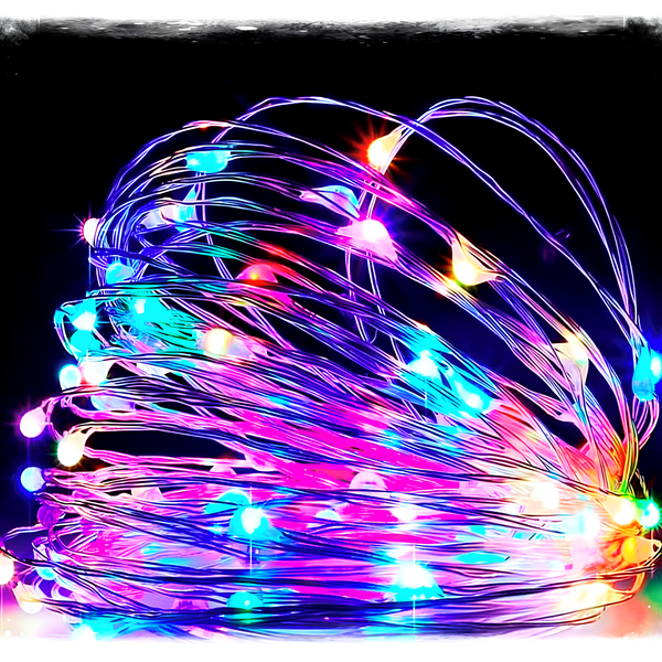 Fio De Fada 100 Lâmpadas Led Cordão Luz Colorida 10 Metros