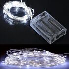 Fio de Fada Cobre Cordão Luz Branco Frio 100 LEDS 3aa