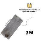 Fio De Fada Led Decoração Cordão Luz - 2 Metros Branco Quente