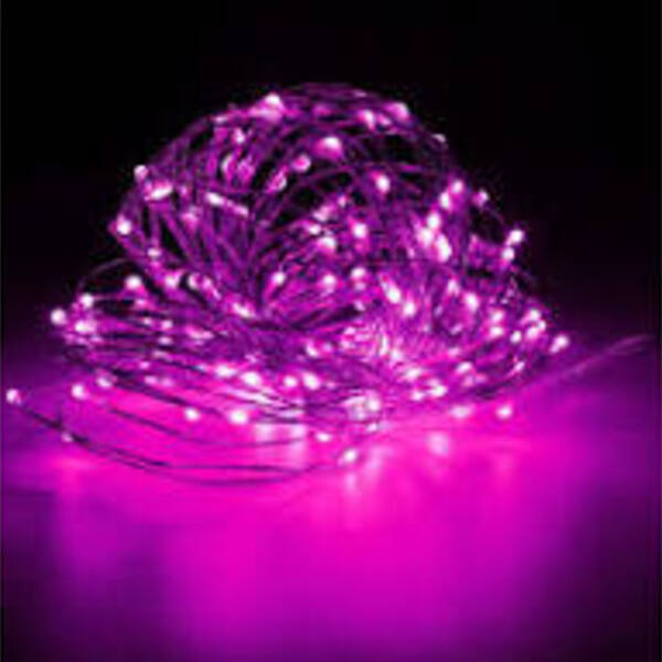 Fio De Fada Led Decoração Cordão Luz - 5 Metros Rosa