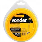 Fio De Nylon 2,7mmx50m Redondo Para Roçadeiras E Aparadores