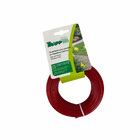 Fio de Nylon para Roçadeira Elétrica Master 1000 2,4mmx15m Vermelho Rubi Trapp