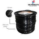 Fio De Nylon Stihl Preto 3 3mm X 228m Quadrado