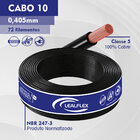 Fio Elétrico 750v Cobre Cabo Flexível 10 0mm 50 M. Lealflex -