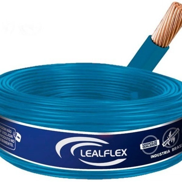 Fio Elétrico 750v Cobre Cabo Flexível 1 5mm 15 M. Lealflex -