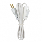 Fio Montado com Interruptor 2x0,50mm 2metros Branco Multi FC