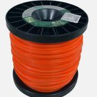 Fio Nylon Quadrado Aparador De Grama Laranja Carretel 1kg - E