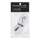 Fio para Pendente Tecido Branco 1,5m