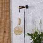 Fio para Pendente Tecido Roxo 1,5m