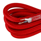 Fio para Pendente Tecido Vermelho 1,5m