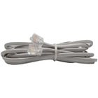 Fio Telefonico Cabo Rj11 3 Metros Telefone Fixo Extensao Resi