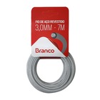 Fios de Aço Revestido 3,0mm 7m Branco
