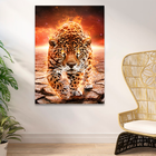 Fire Leopard -- Br Artes Médio 84x54