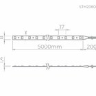 Fita 12v Evo 5,5w/m 480lm/m Irc 97 5mt 3000k