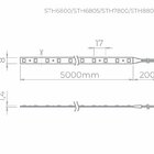 Fita 12v Evo 6w/m 550lm/m 2700k Irc80 Ip65 5mt 2700k Ip 65