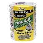 Fita Adesiva Adelbras Polisil 12mm X 30m Embalagem Com 10 Rol