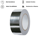 Fita Adesiva Aluminio 50mm 30 Metros