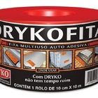 Fita Adesiva Aluminizada Terracota 10cm X 10m Rolo Dryko