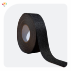 Fita Adesiva Antiderrapante Lixa 70 Mt Rampa Escada Preta