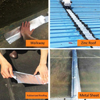 Fita Adesiva Impermeavel 50mm 5M Kit 4 Uni Telhado Calha Rufo