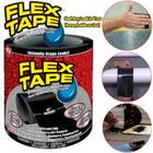 Fita Adesiva Para Reparos Flex Tape Black Cola Tudo Remendo P