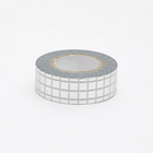 Fita adesiva prata quadrado Rico