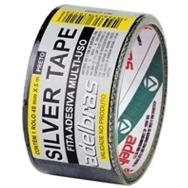 Fita Adesiva Silver Tape Adelbras 48mm X 05m